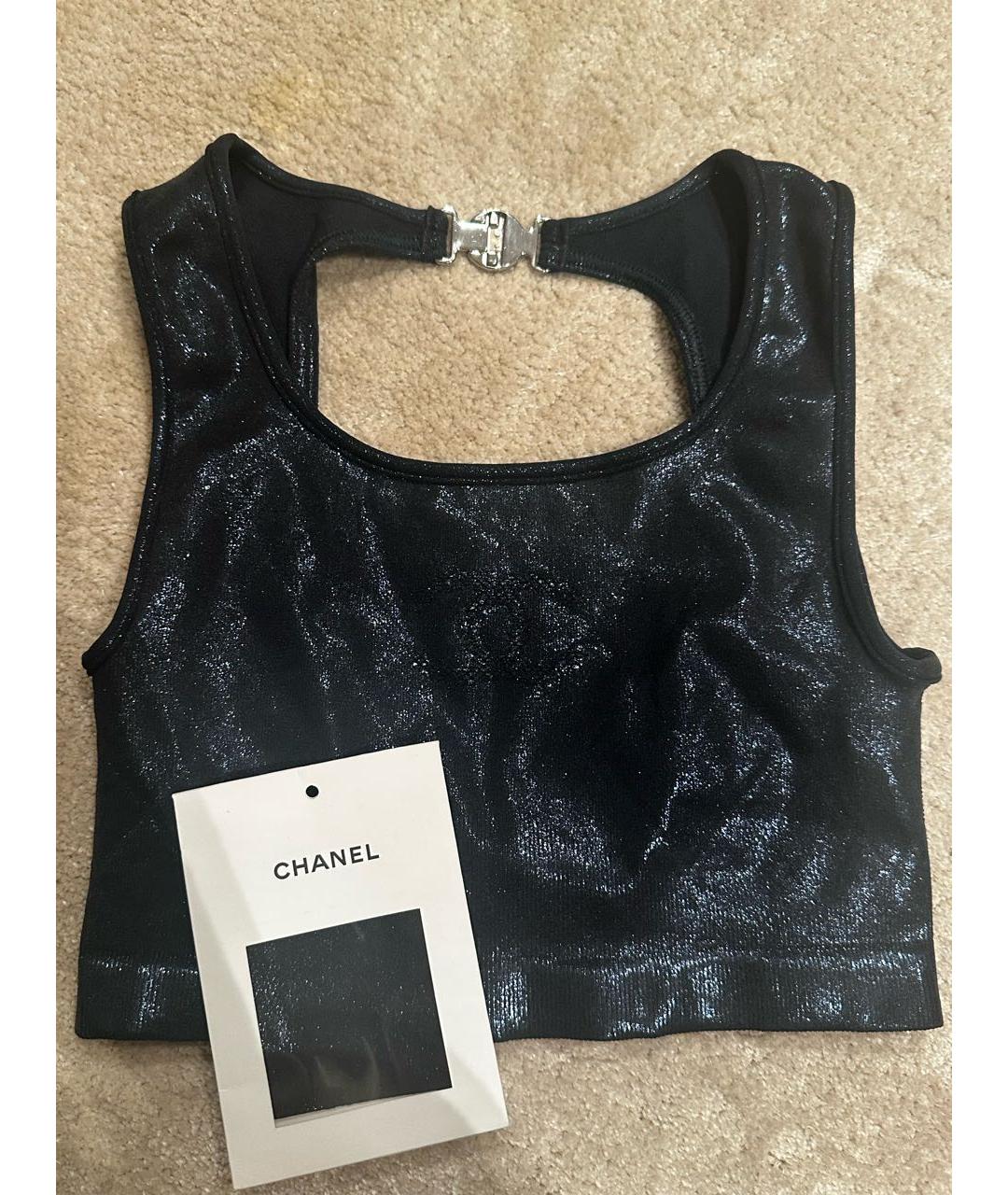 CHANEL Темно-синий полиамидовый спортивные костюмы, фото 4