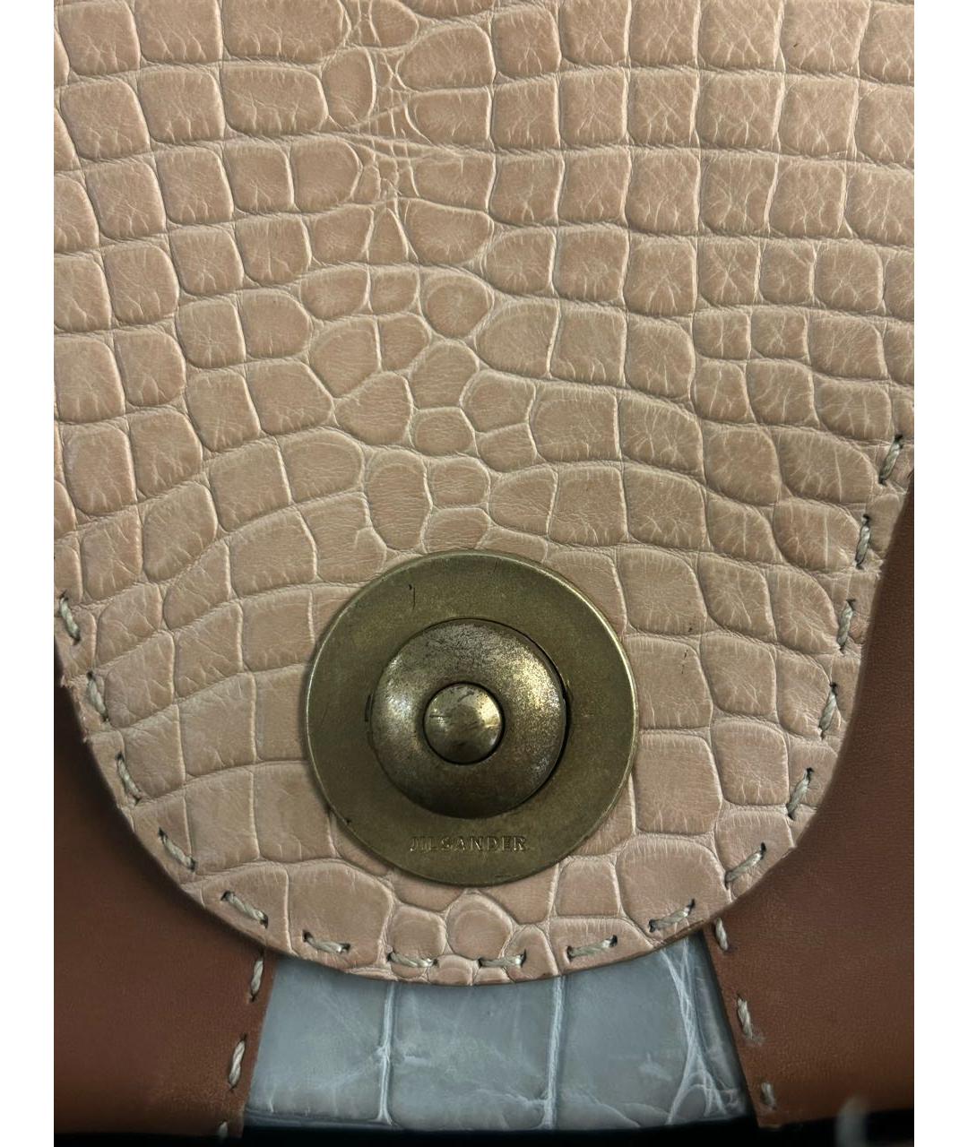 JIL SANDER Мульти кожаная сумка с короткими ручками, фото 2