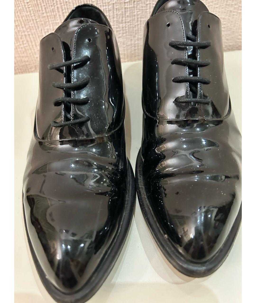 LOUIS VUITTON Черные кожаные туфли, фото 2