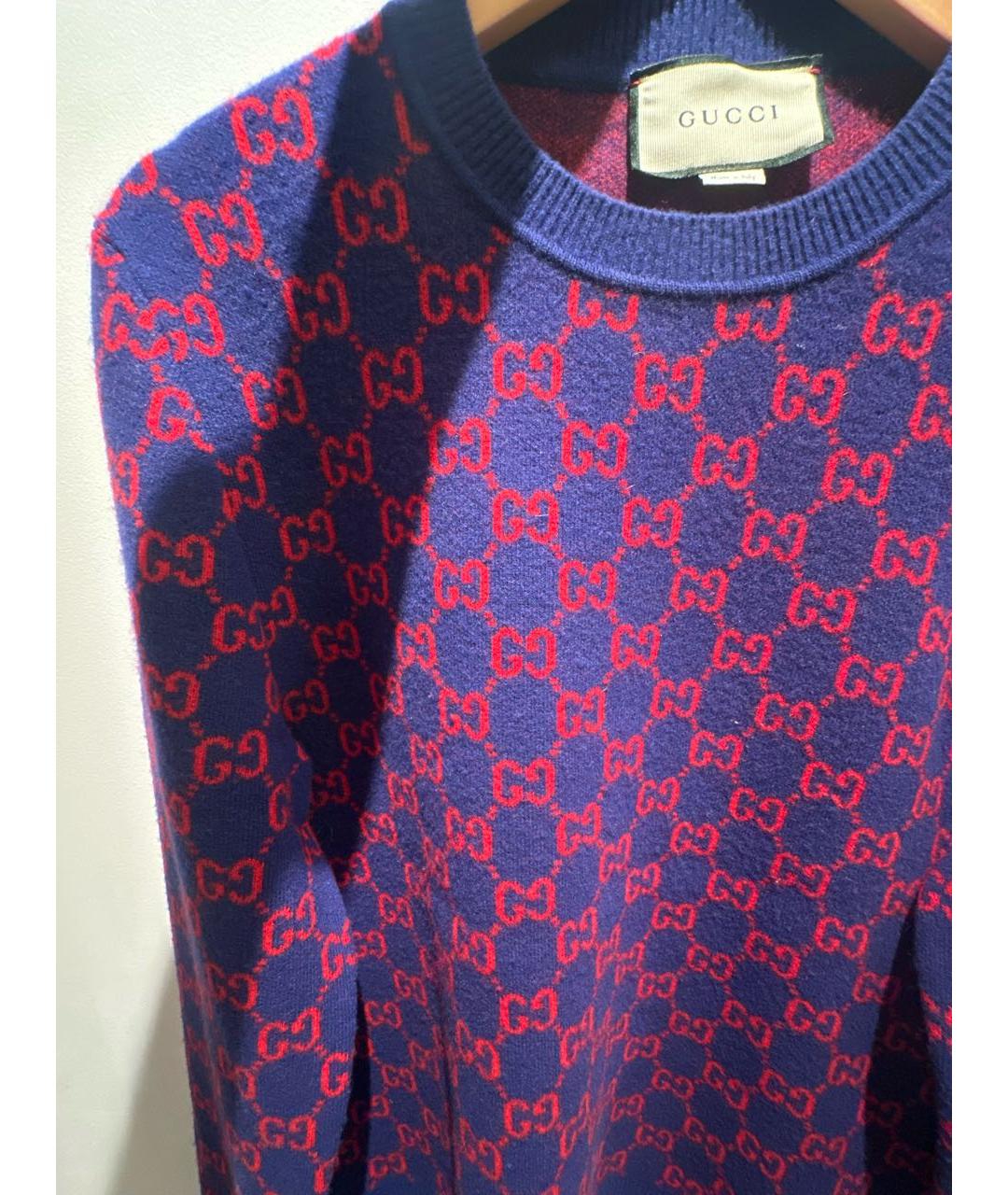 GUCCI Мульти шерстяной джемпер / свитер, фото 4