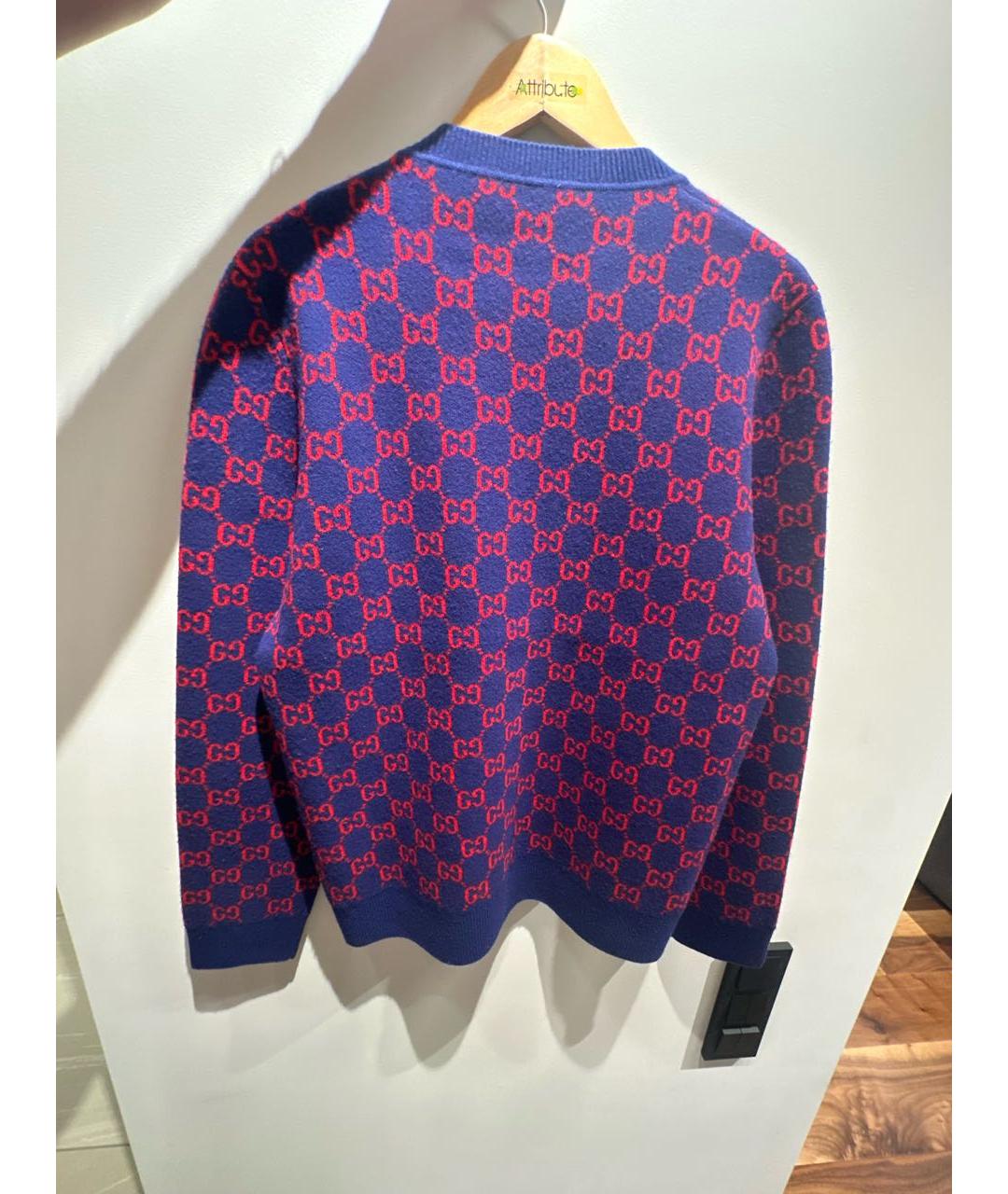 GUCCI Мульти шерстяной джемпер / свитер, фото 2