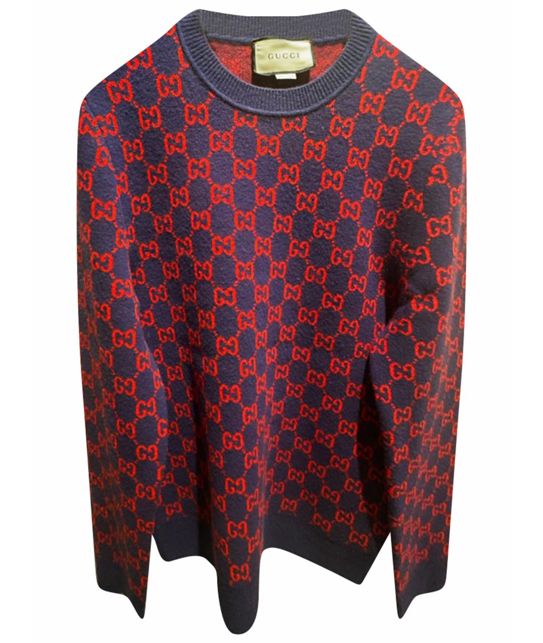 GUCCI Мульти шерстяной джемпер / свитер, фото 1