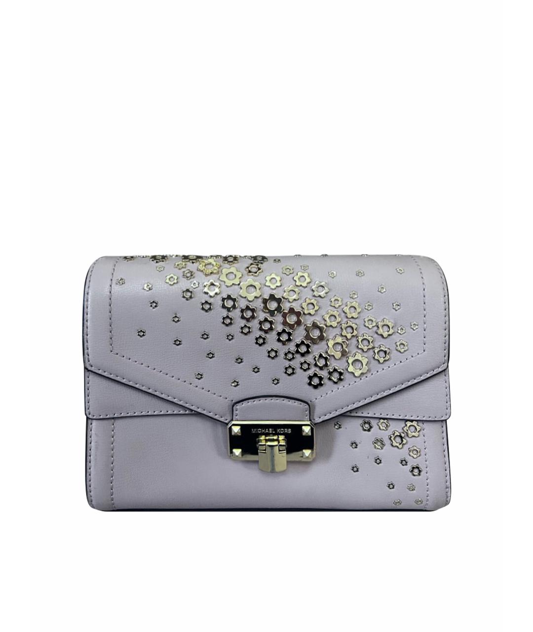 MICHAEL KORS Розовая кожаная сумка через плечо, фото 1