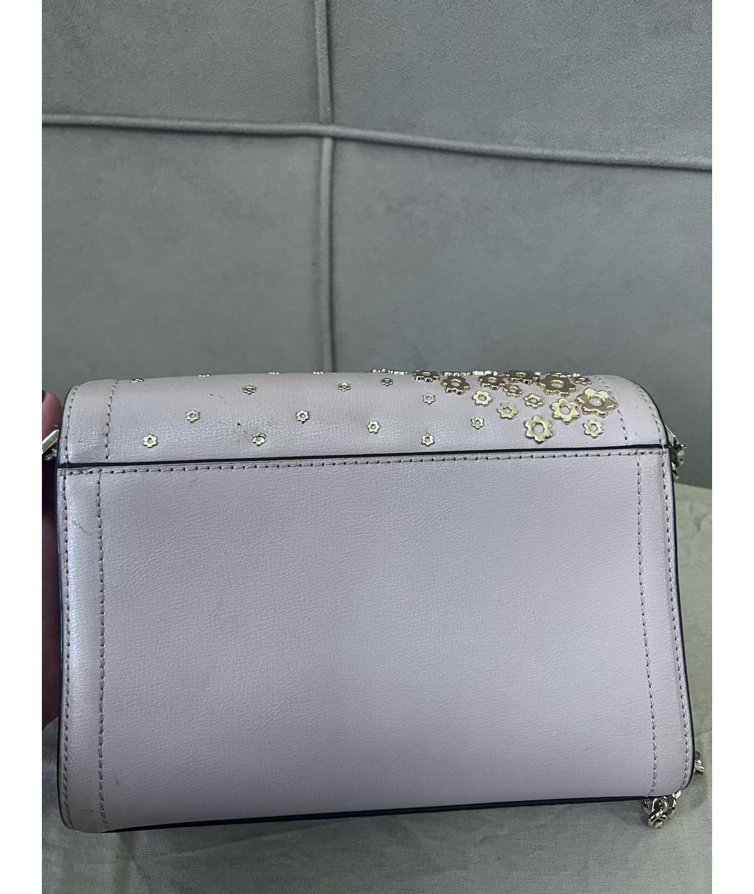 MICHAEL KORS Розовая кожаная сумка через плечо, фото 3