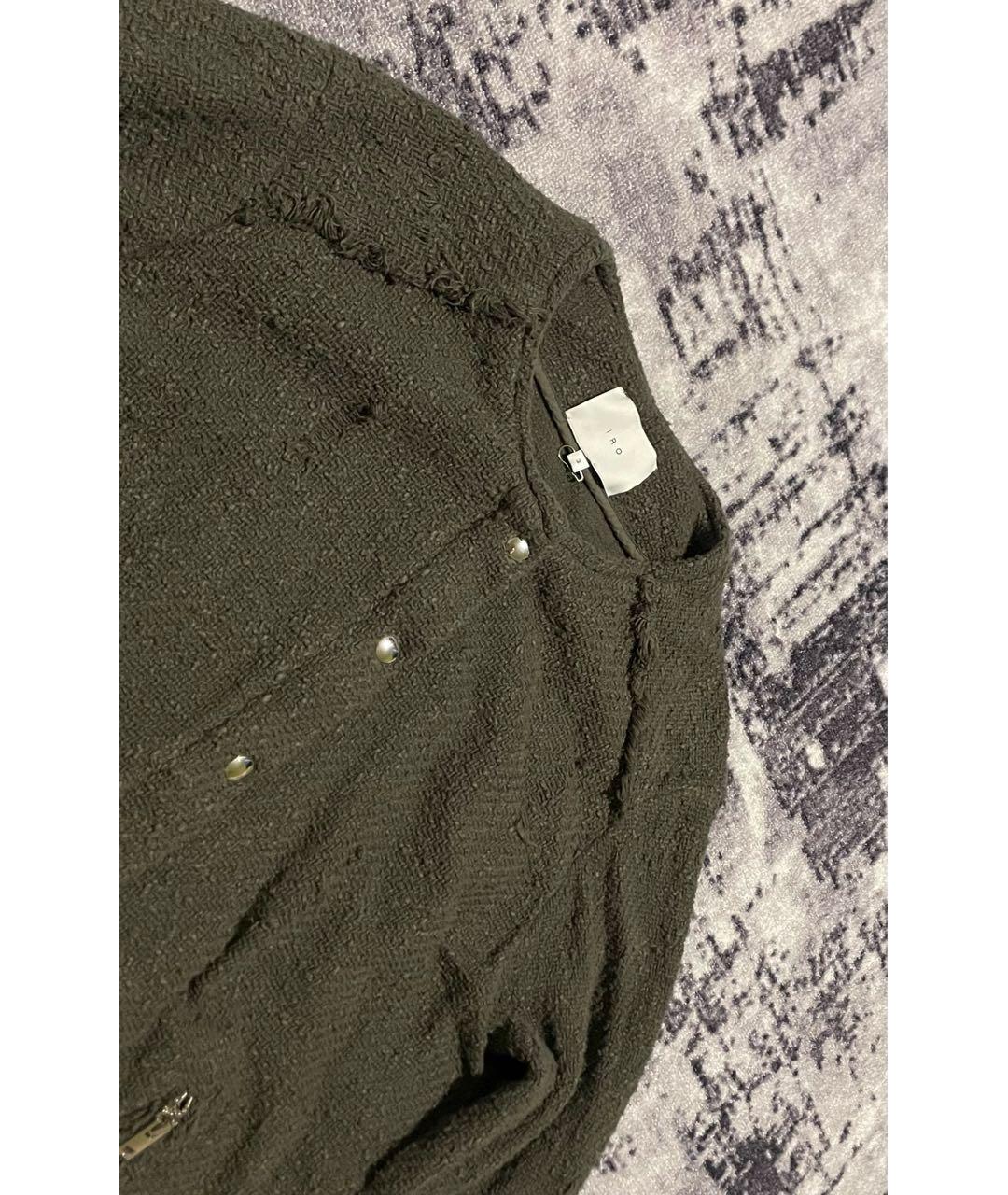 IRO Зеленый хлопковый кардиган, фото 9