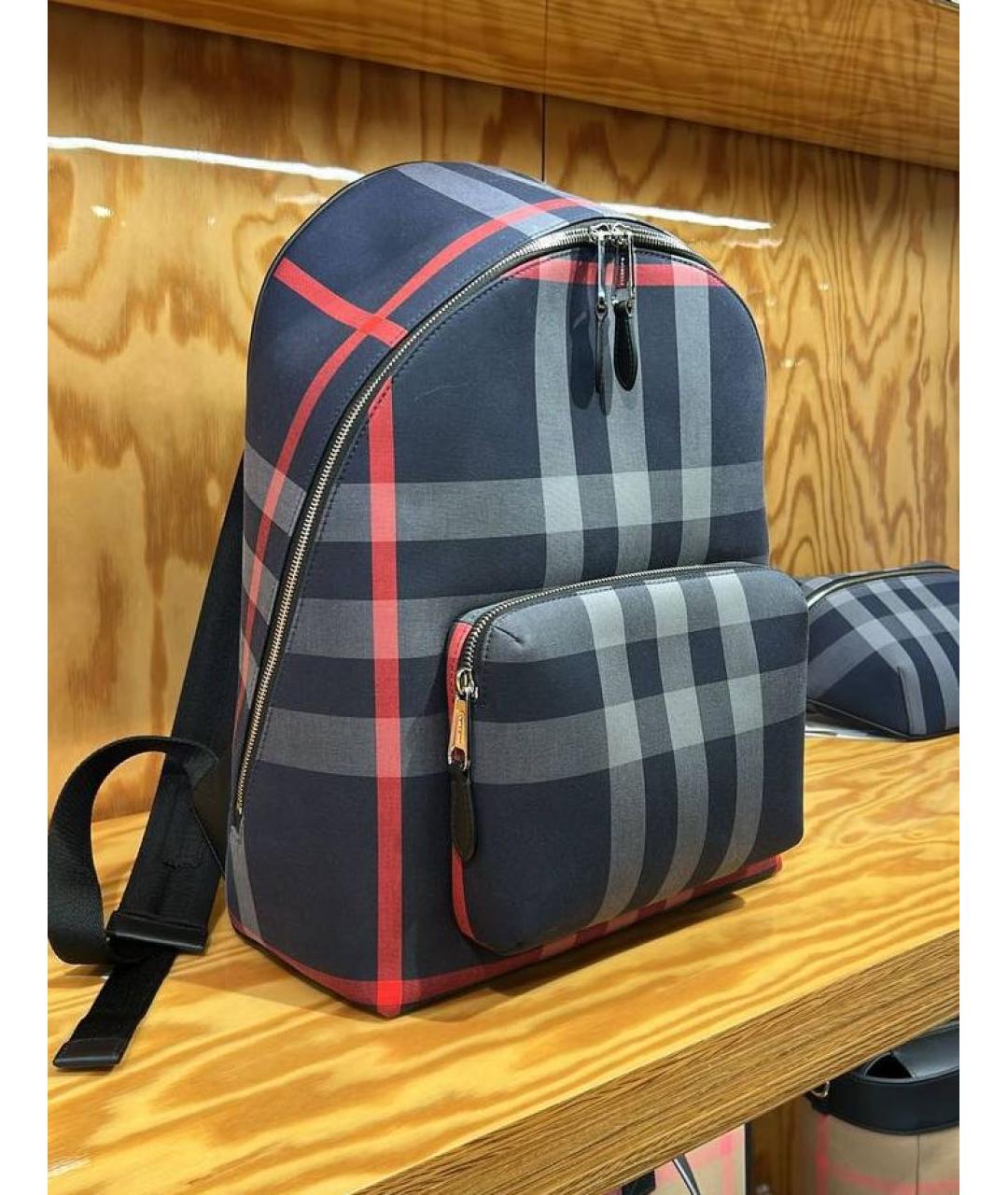 BURBERRY Темно-синий рюкзак, фото 2