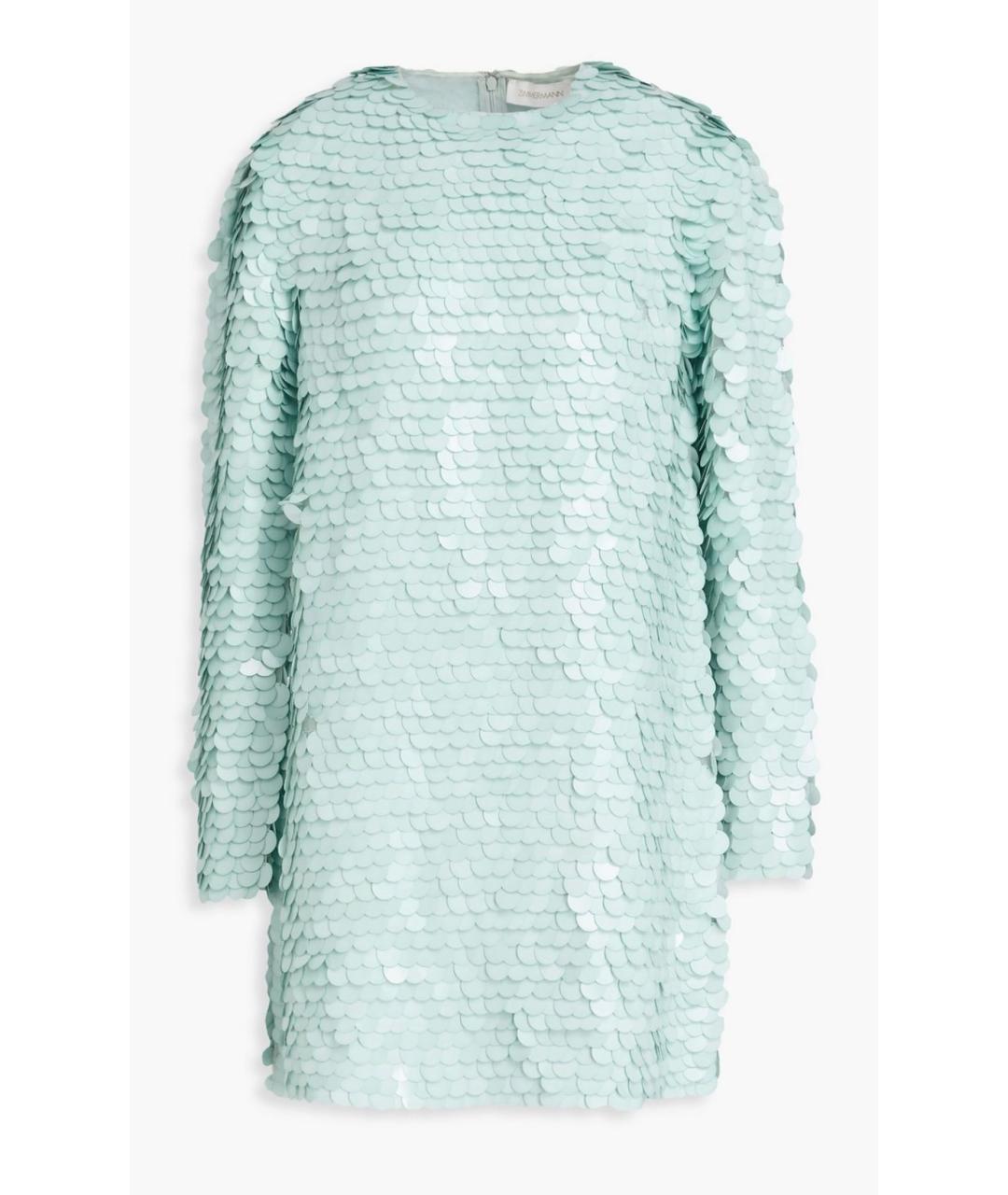 ZIMMERMANN Зеленые коктейльное платье, фото 7