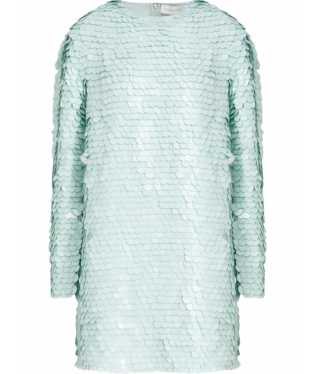ZIMMERMANN Зеленые коктейльное платье, фото 1