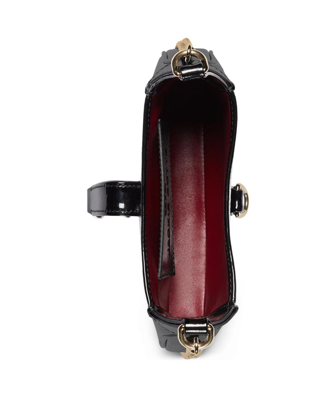 GUCCI Черная кожаная сумка через плечо, фото 7