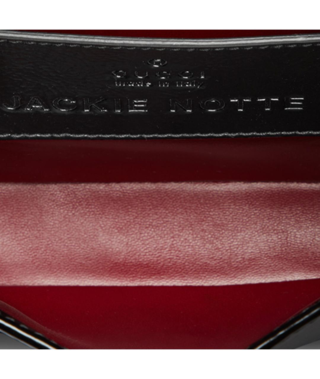 GUCCI Черная кожаная сумка через плечо, фото 8