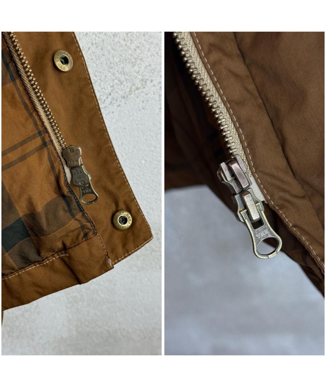 BARBOUR Горчичная хлопковая куртка, фото 8