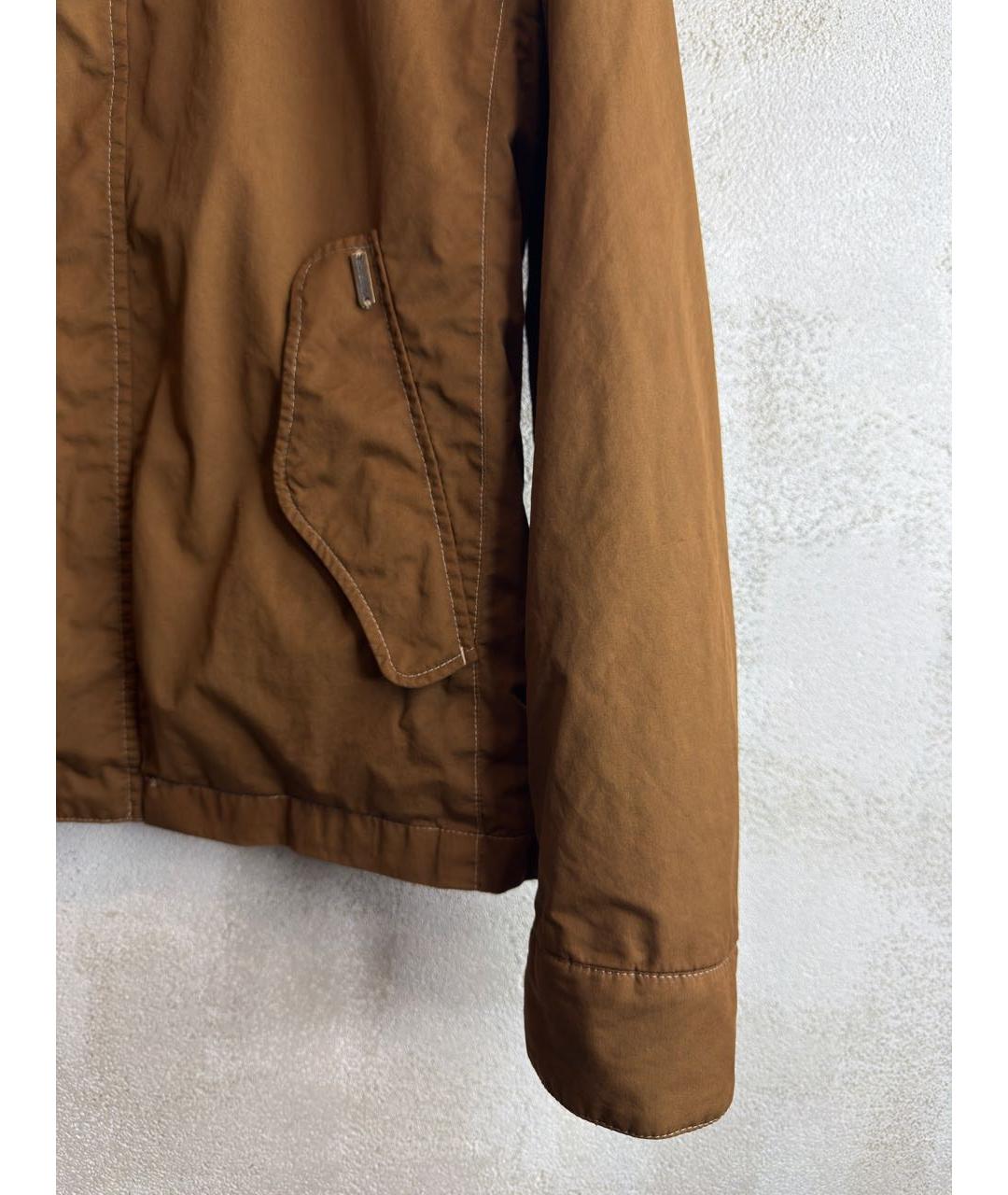 BARBOUR Горчичная хлопковая куртка, фото 4