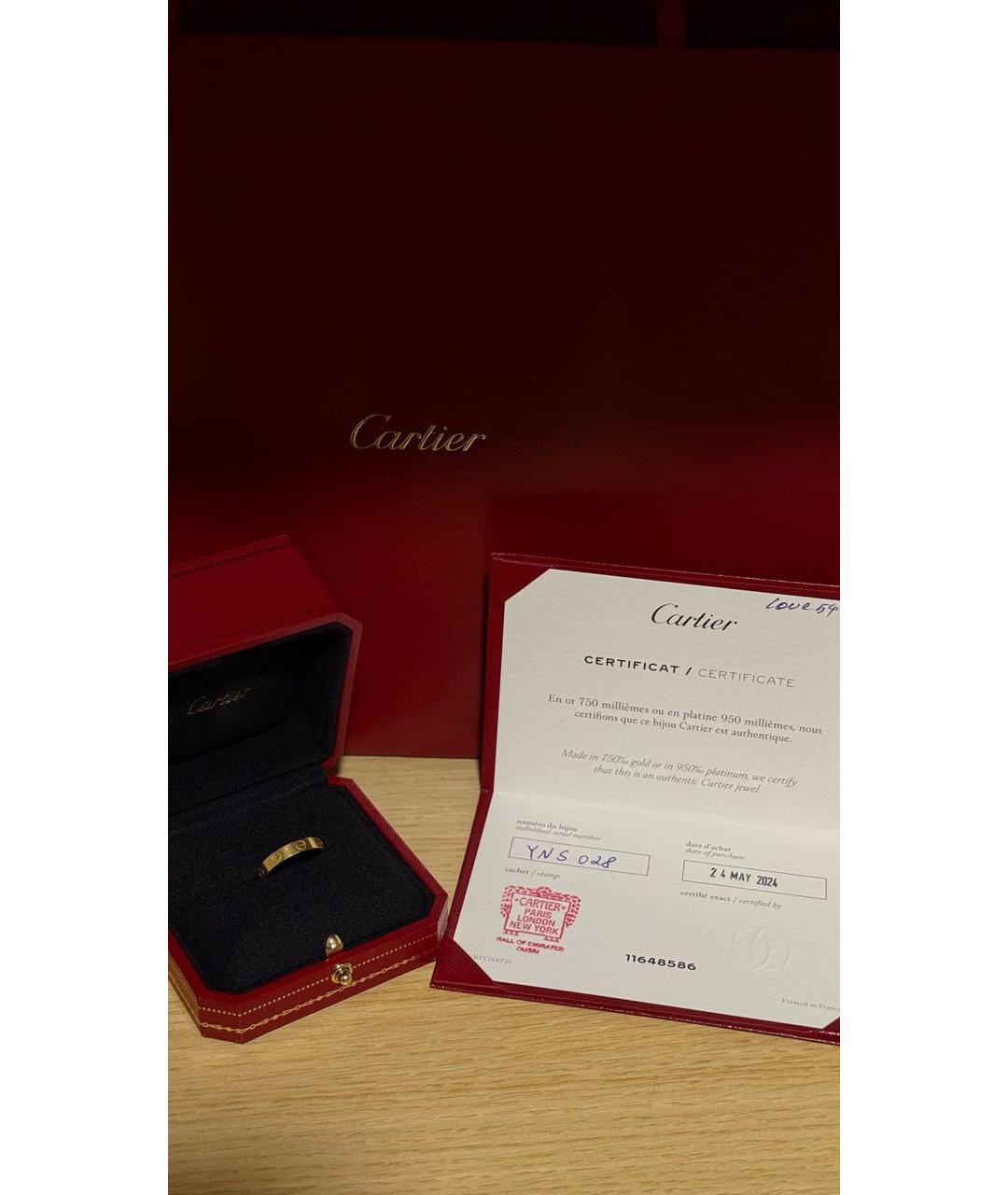 CARTIER Золотое кольцо из желтого золота, фото 5