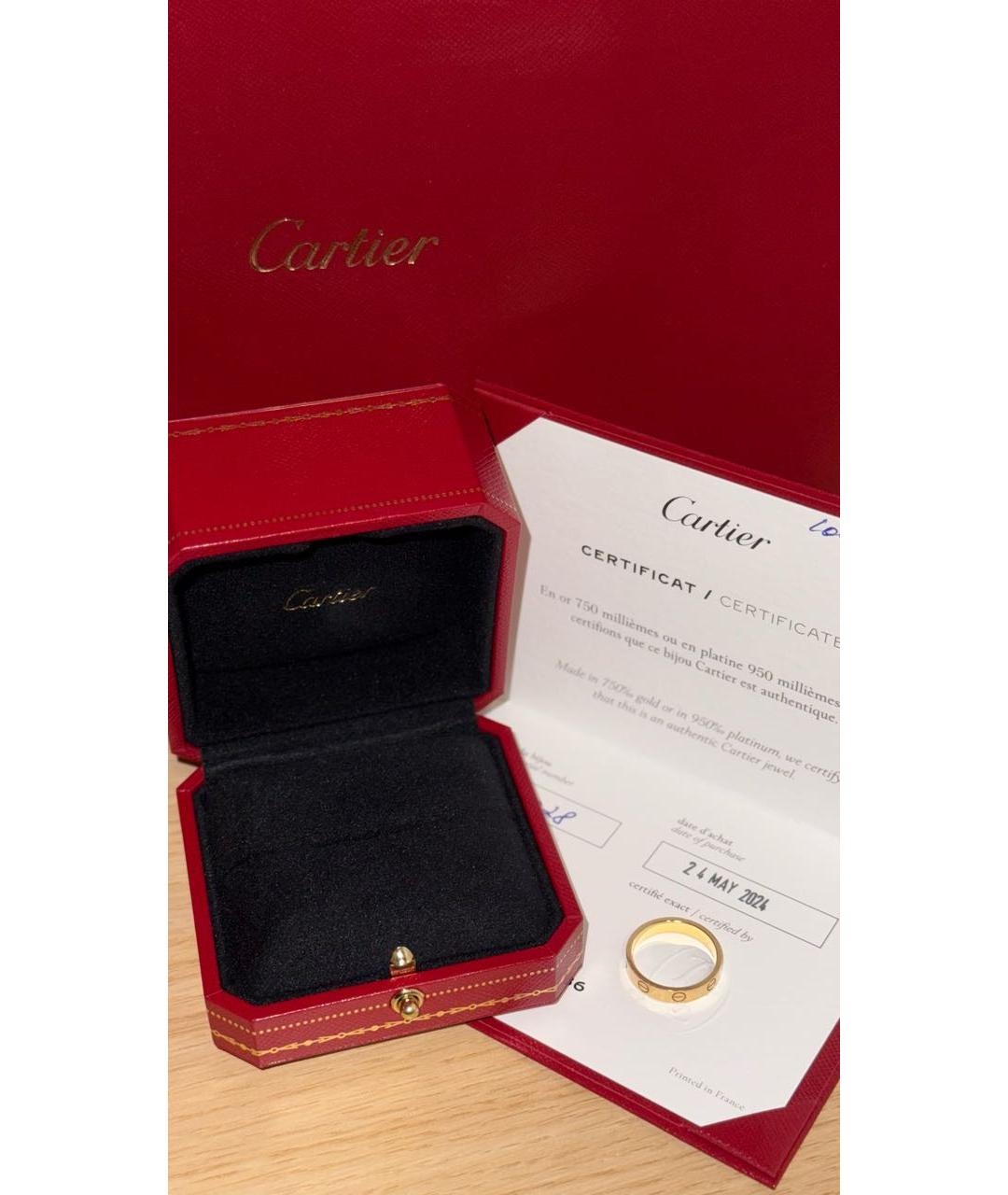 CARTIER Золотое кольцо из желтого золота, фото 3