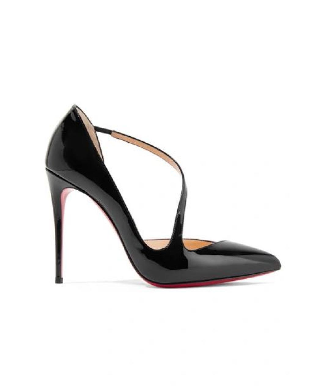 CHRISTIAN LOUBOUTIN Черные кожаные туфли, фото 9