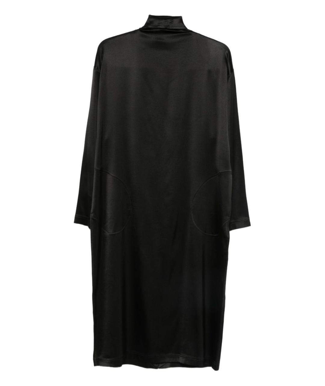 PHOEBE PHILO Черное шелковое платье, фото 1