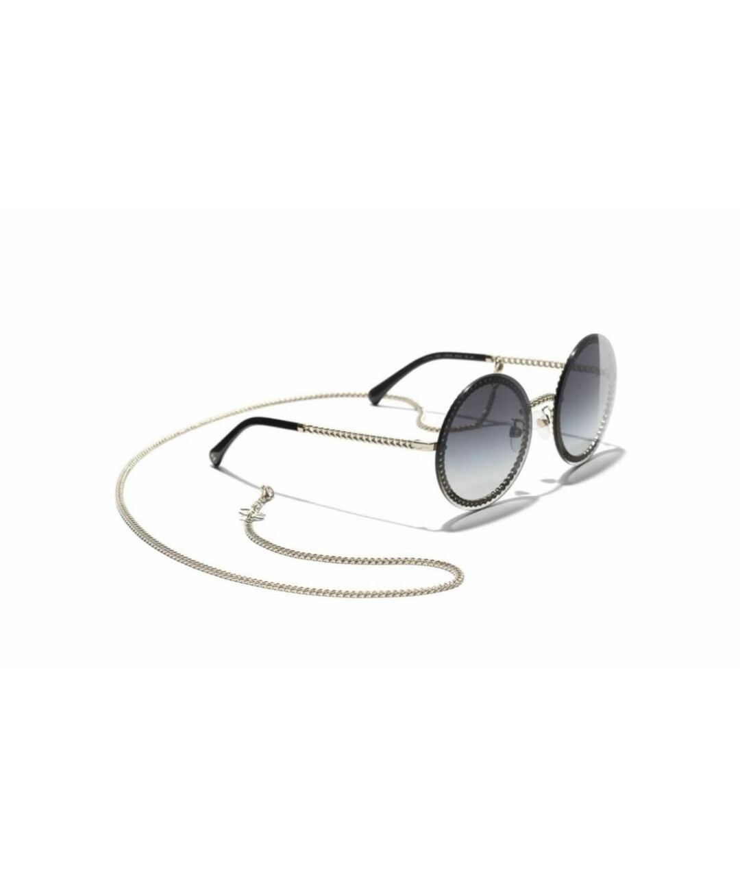 CHANEL PRE-OWNED Металлические солнцезащитные очки, фото 1