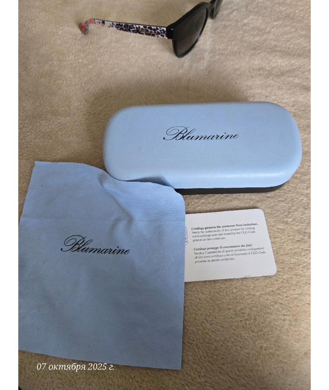 BLUMARINE Мульти пластиковые солнцезащитные очки, фото 4