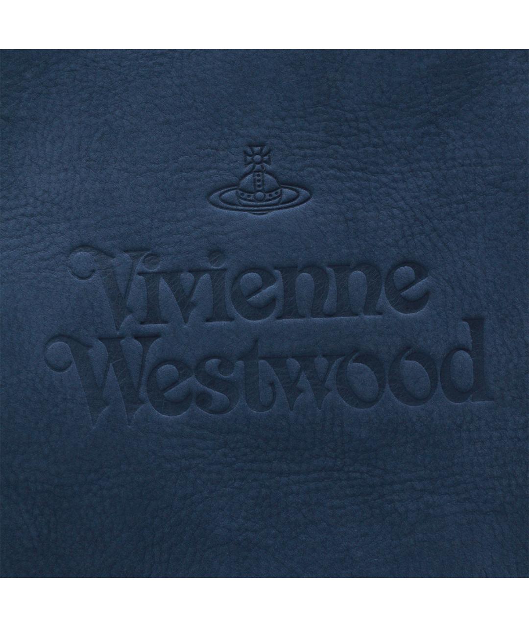 VIVIENNE WESTWOOD Синяя сумка тоут, фото 4