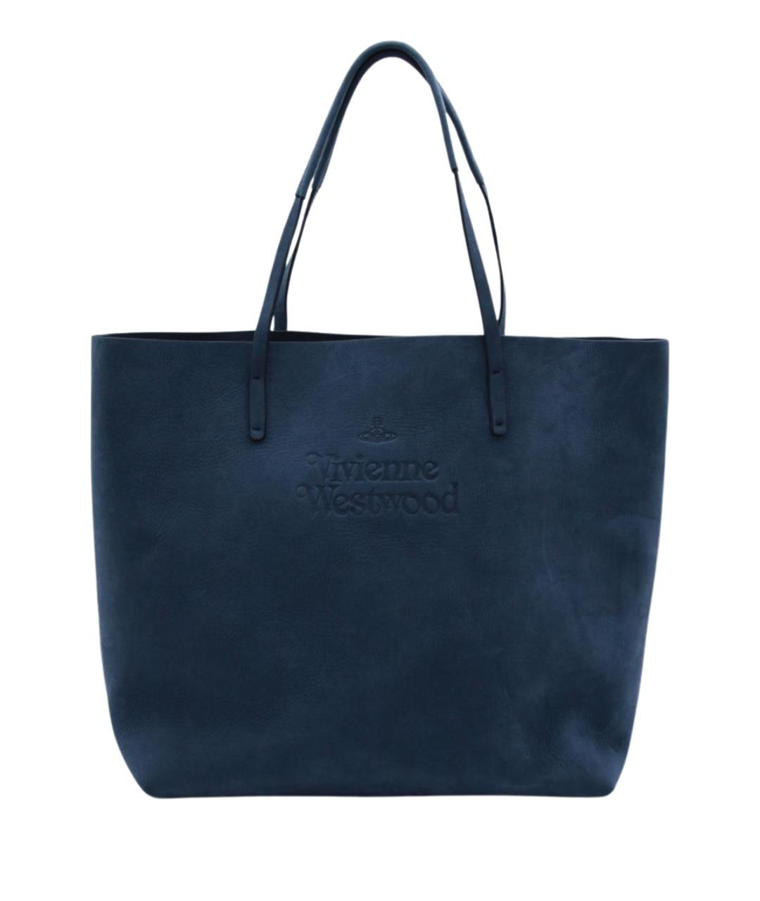 VIVIENNE WESTWOOD Синяя сумка тоут, фото 1