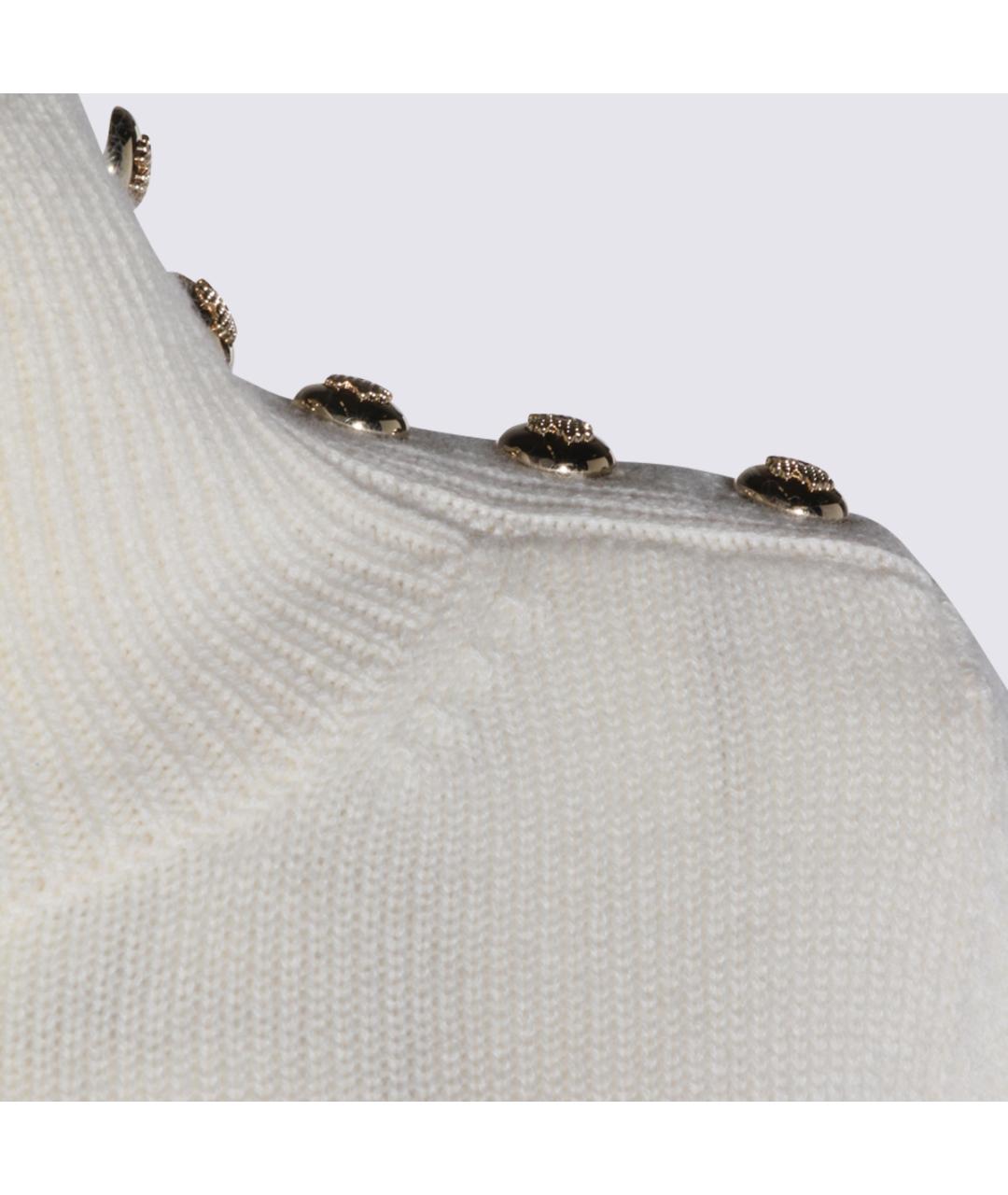 KUJITEN Белый кашемировый джемпер / свитер, фото 3