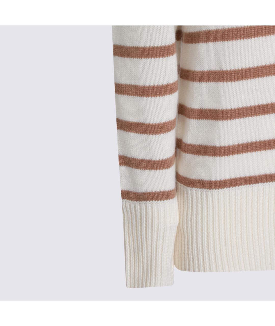 KUJITEN Белый кашемировый джемпер / свитер, фото 4