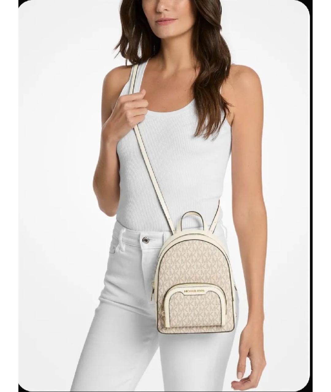 MICHAEL KORS Бежевый рюкзак, фото 5