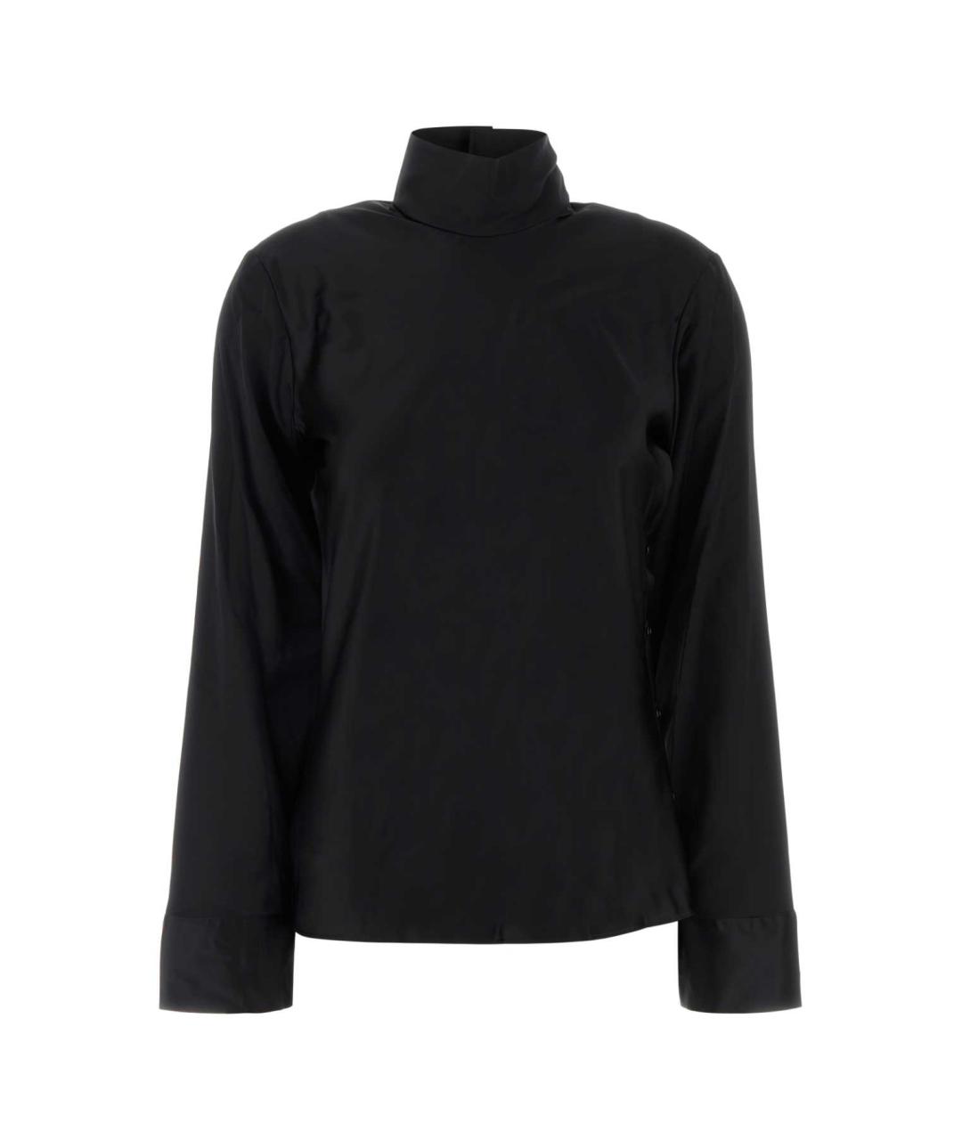 COURREGES Черная вискозная рубашка, фото 1