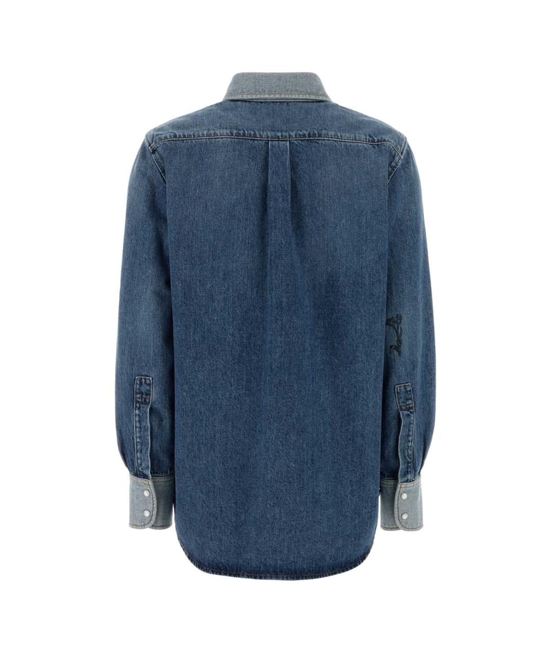 MARNI Синяя хлопковая рубашка, фото 2