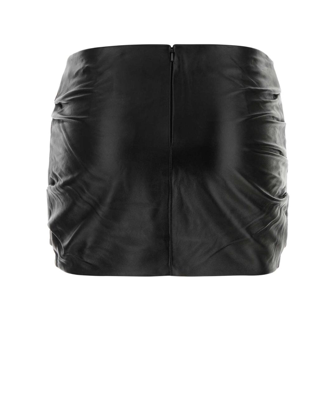 ISABEL MARANT Черная вискозная юбка мини, фото 2