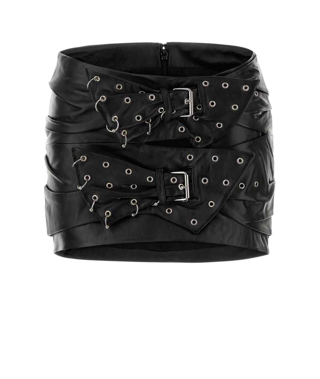 ISABEL MARANT Черная вискозная юбка мини, фото 1