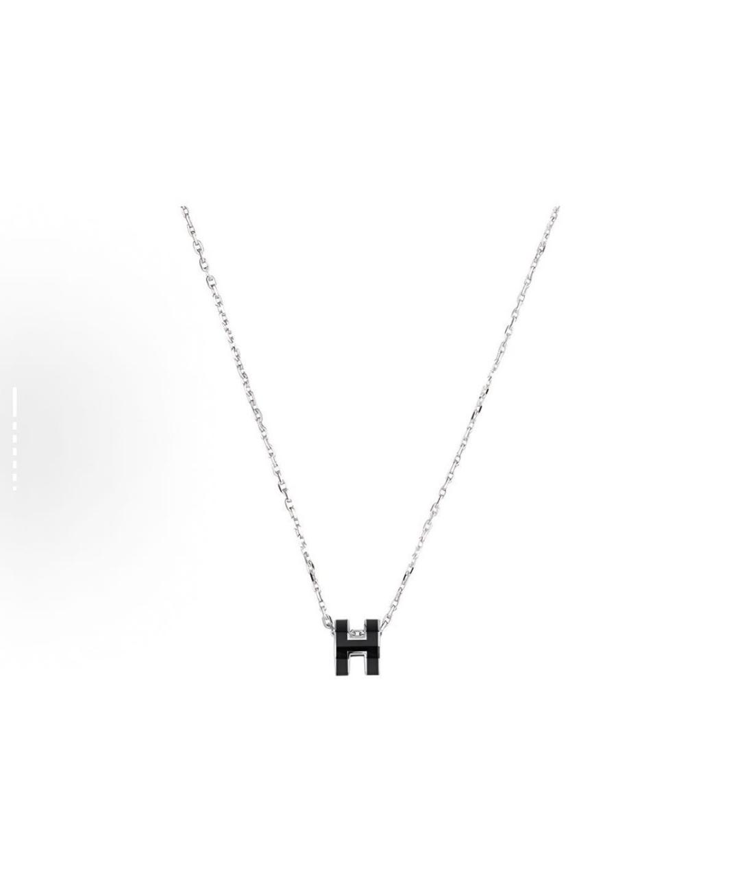 HERMES Серебряная металлическая подвеска, фото 5