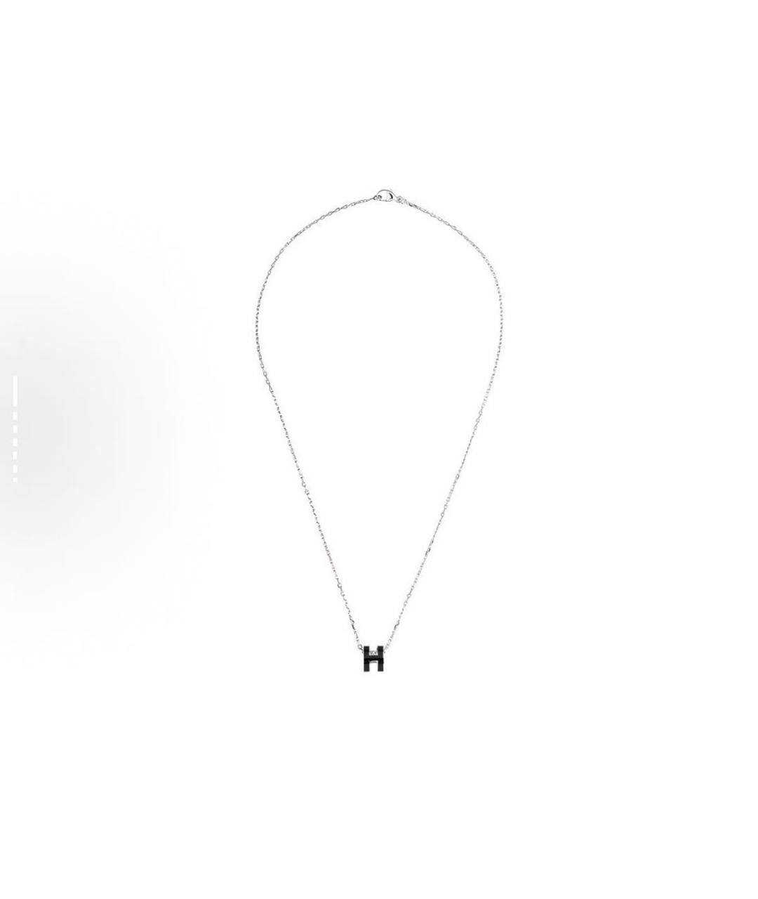 HERMES Серебряная металлическая подвеска, фото 3