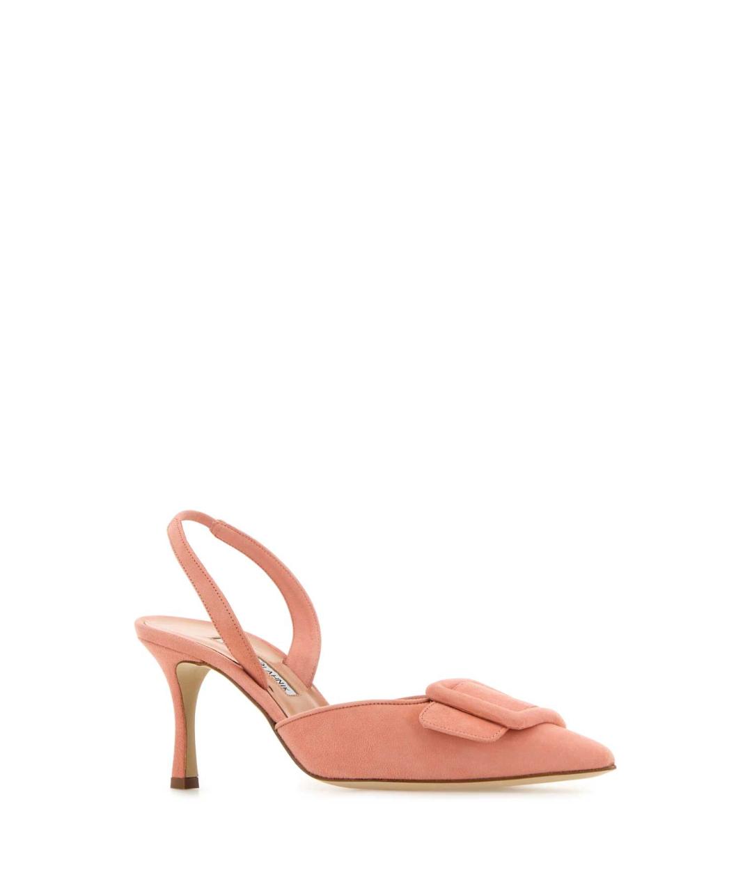 MANOLO BLAHNIK Розовые кожаные туфли, фото 2