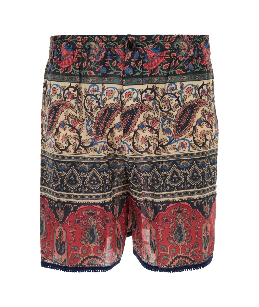 VALENTINO Мульти хлопковые шорты, фото 1