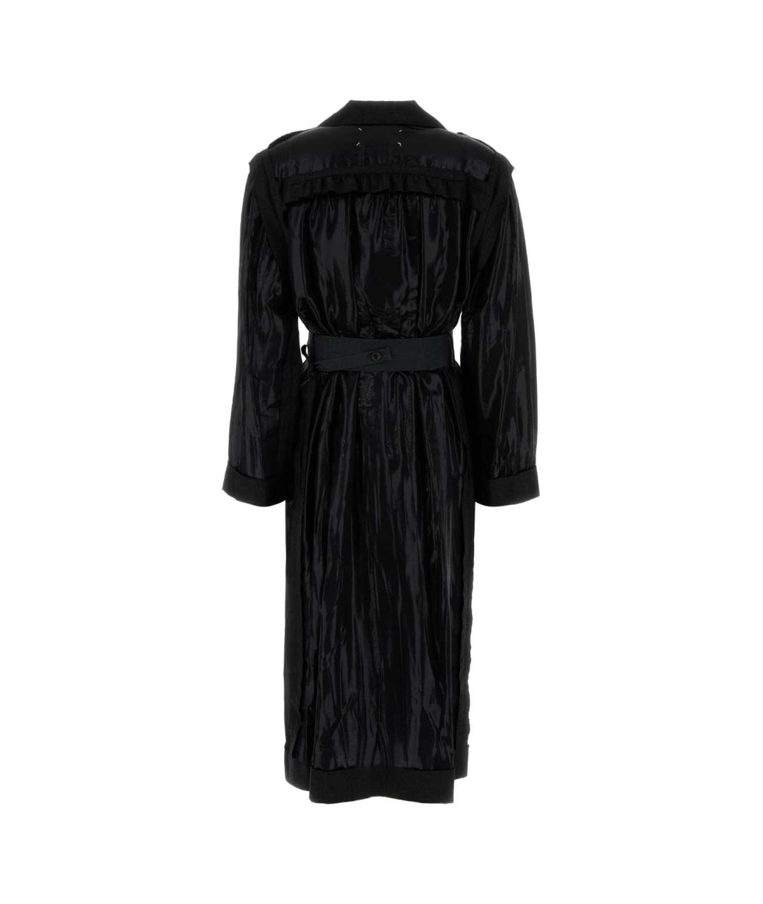 MAISON MARGIELA Черное шелковое платье, фото 2