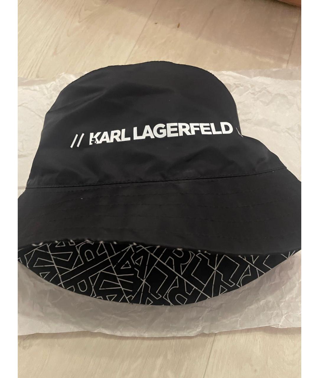 KARL LAGERFELD Черная панама, фото 3