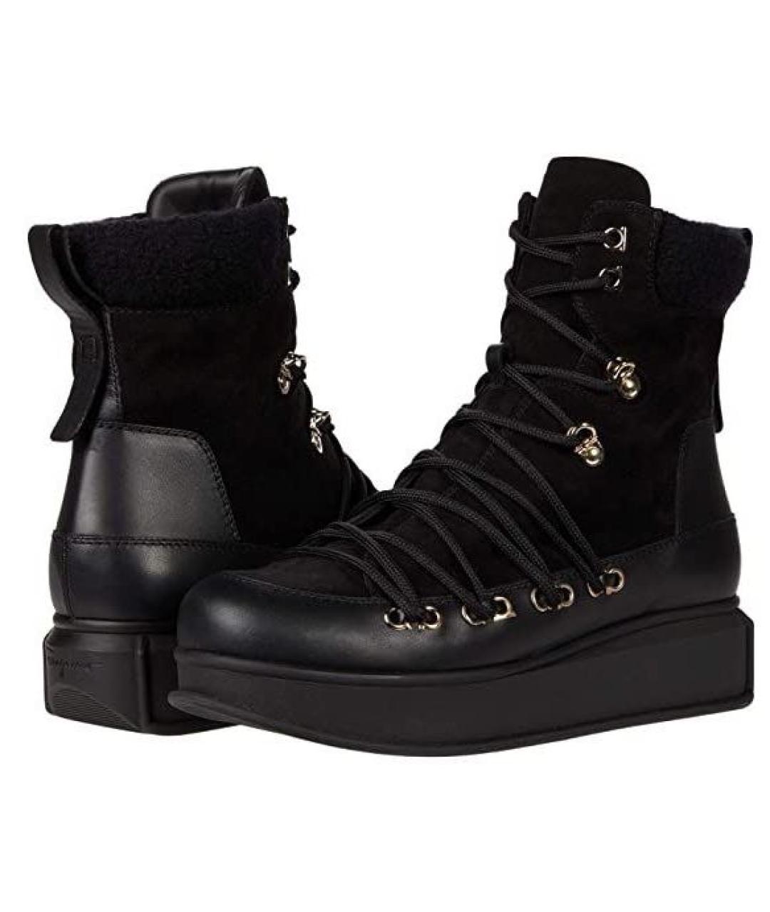 FERRAGAMO Черные ботинки, фото 2