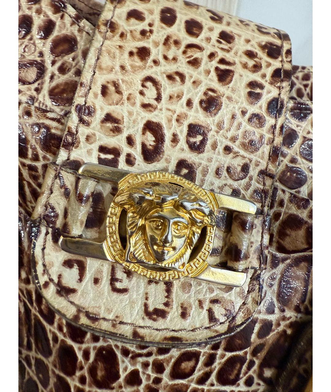 VERSACE Кожаная сумка через плечо, фото 3