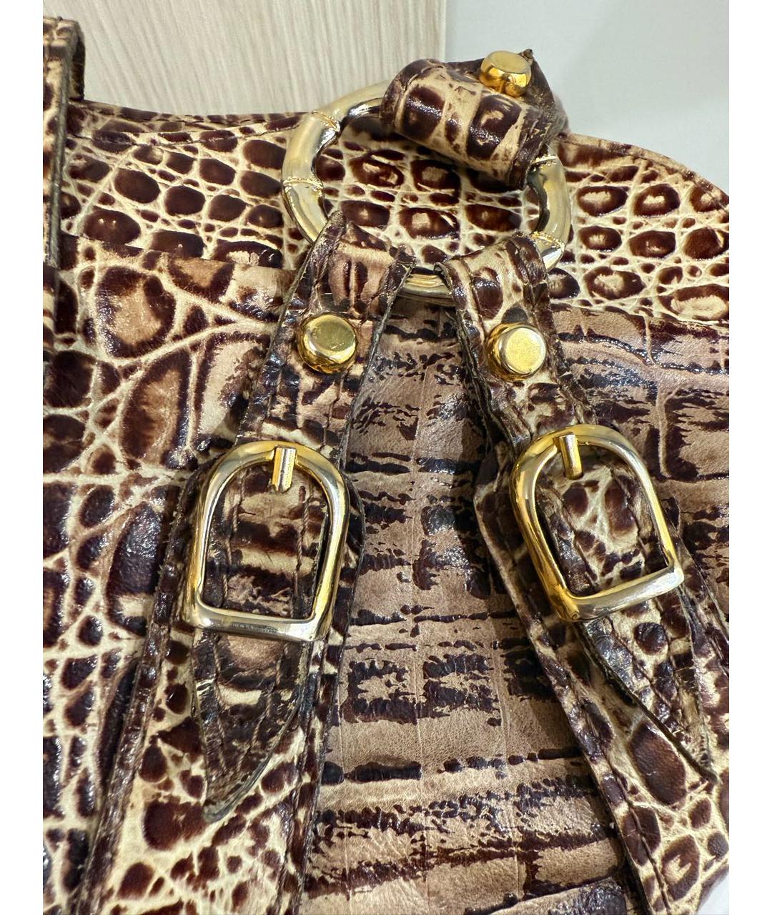 VERSACE Кожаная сумка через плечо, фото 4