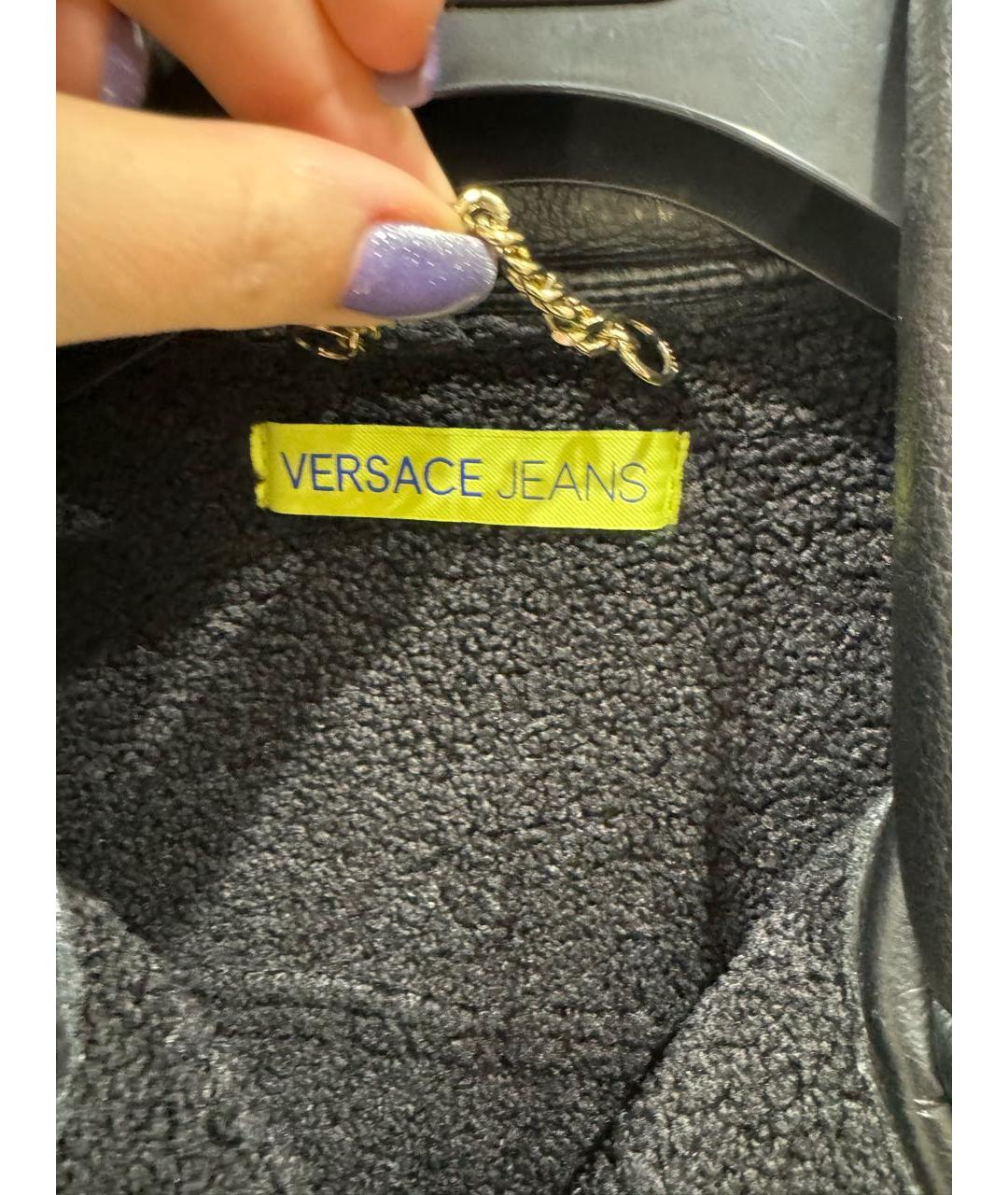 VERSACE JEANS COUTURE Черная куртка, фото 3