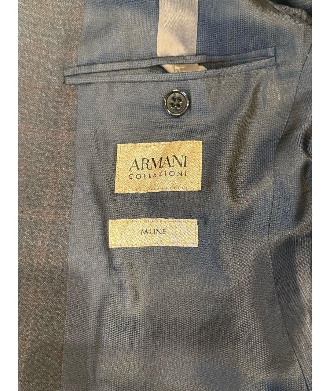 ARMANI COLLEZIONI Темно-синий классический костюм, фото 6