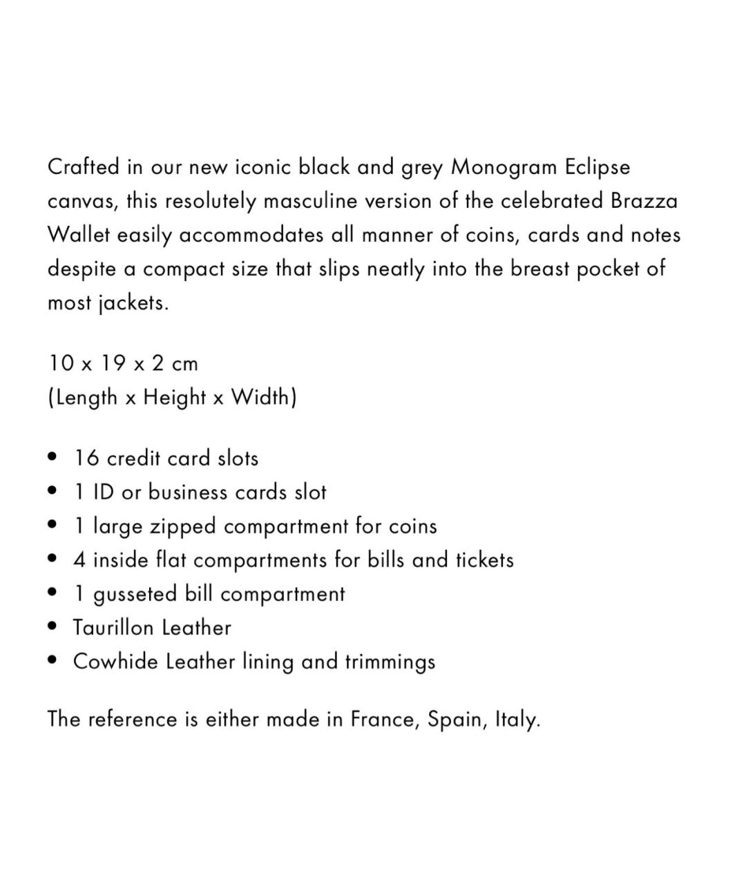 LOUIS VUITTON Черный кожаный кошелек, фото 5