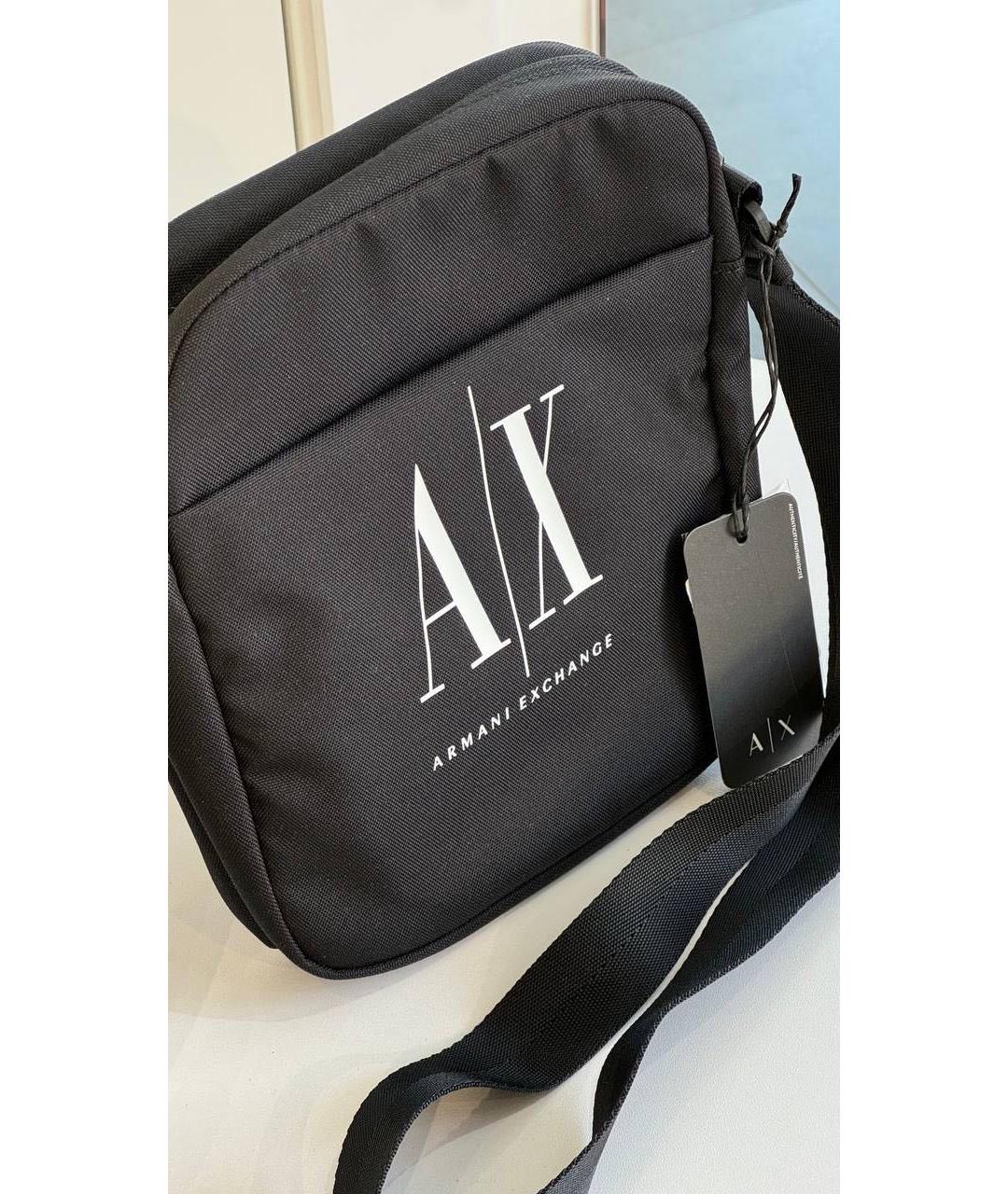 ARMANI EXCHANGE Черная барсетка, фото 3