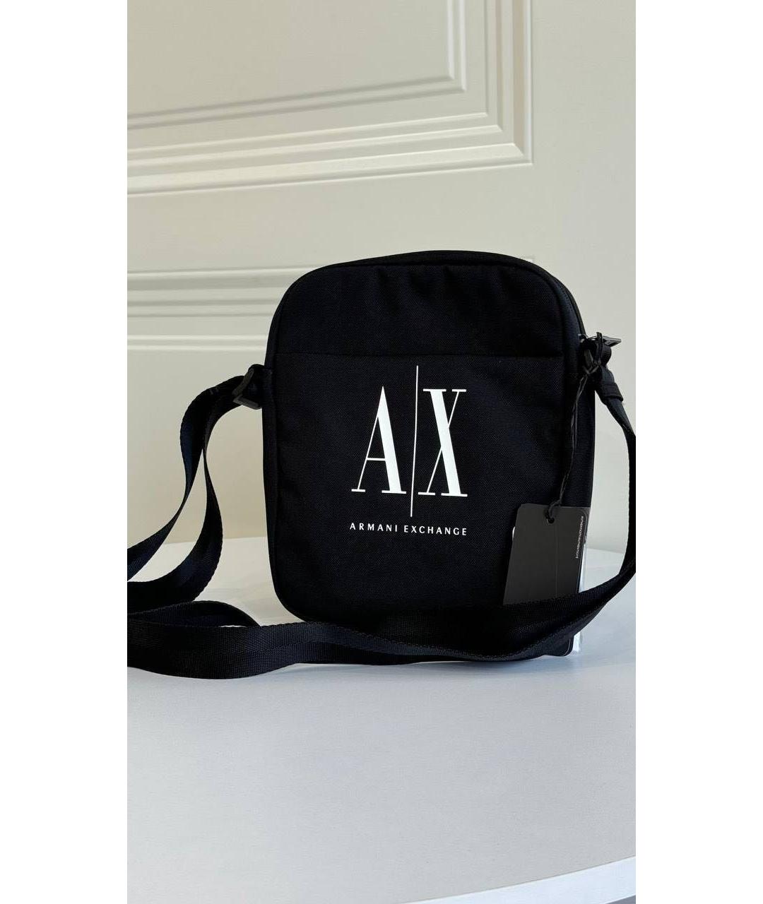 ARMANI EXCHANGE Черная барсетка, фото 4