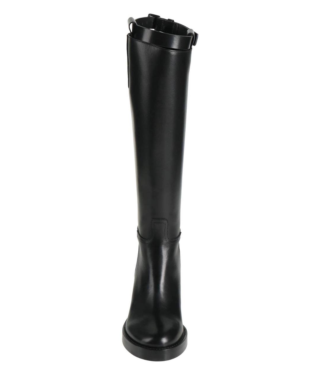 ANN DEMEULEMEESTER Черные кожаные сапоги, фото 8