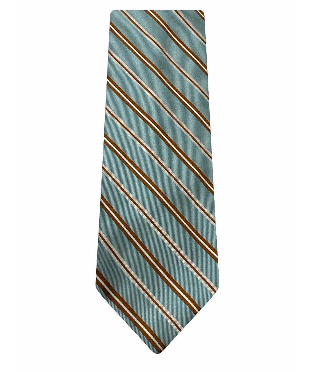 BARBA Бирюзовый шелковый галстук, фото 1