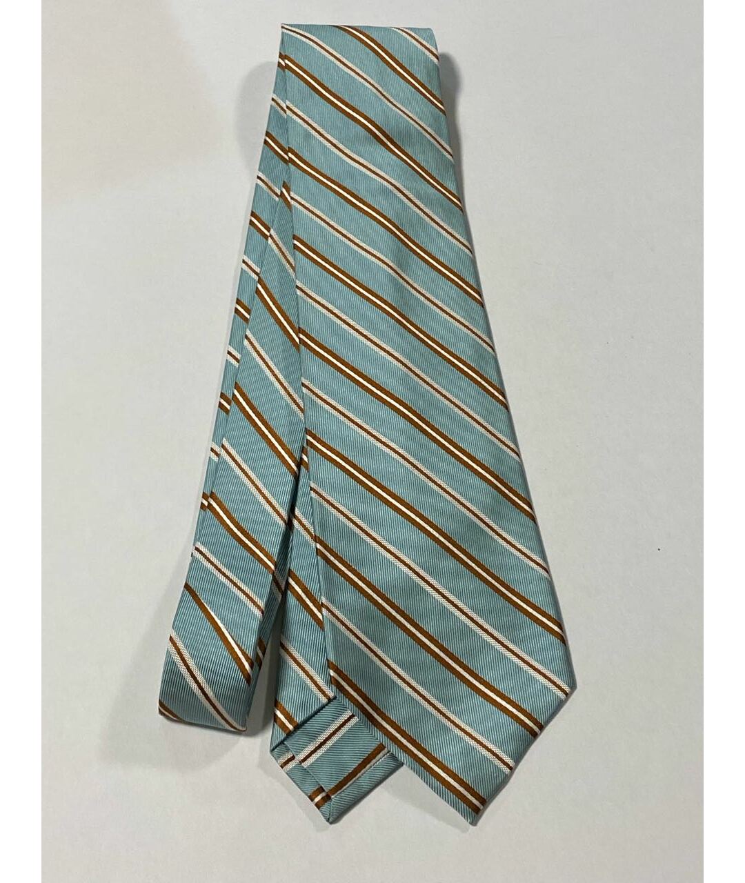 BARBA Бирюзовый шелковый галстук, фото 6