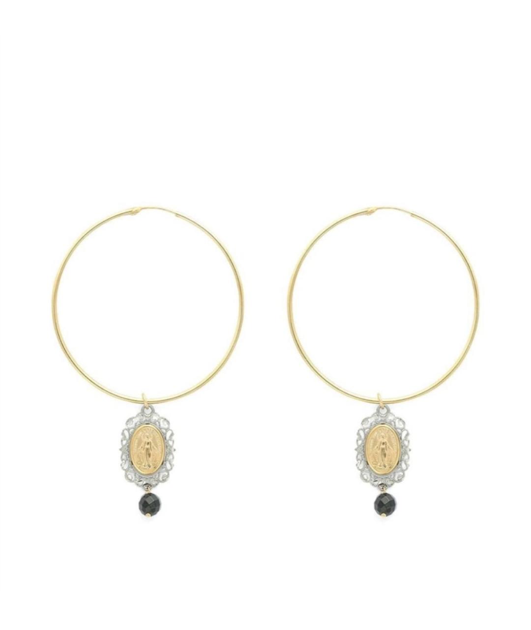 DOLCE&GABBANA Золотые серьги из желтого золота, фото 9