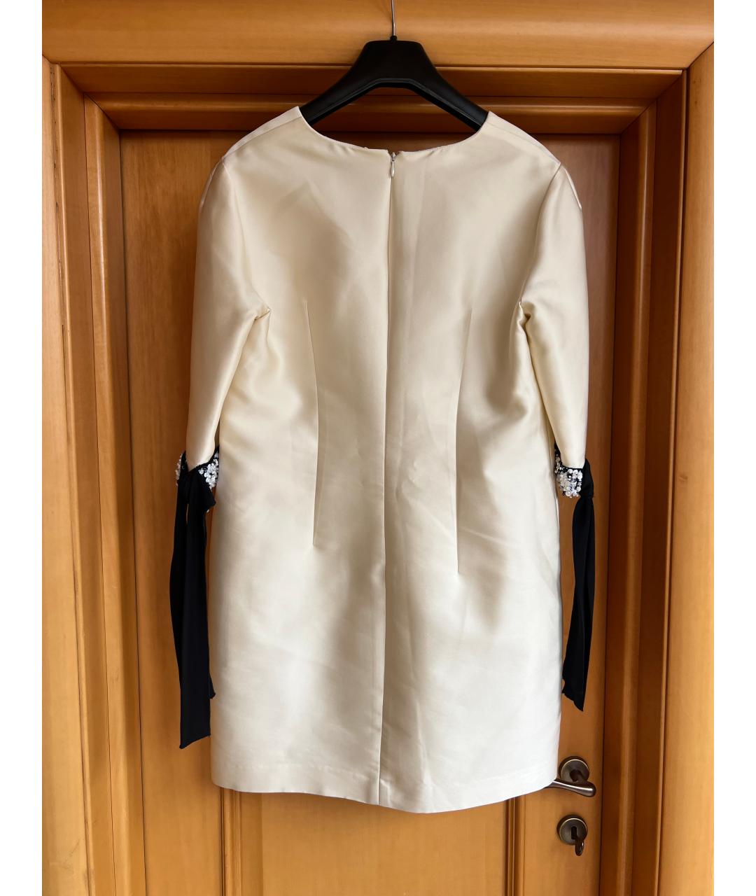3.1 PHILLIP LIM Белое шелковое коктейльное платье, фото 2
